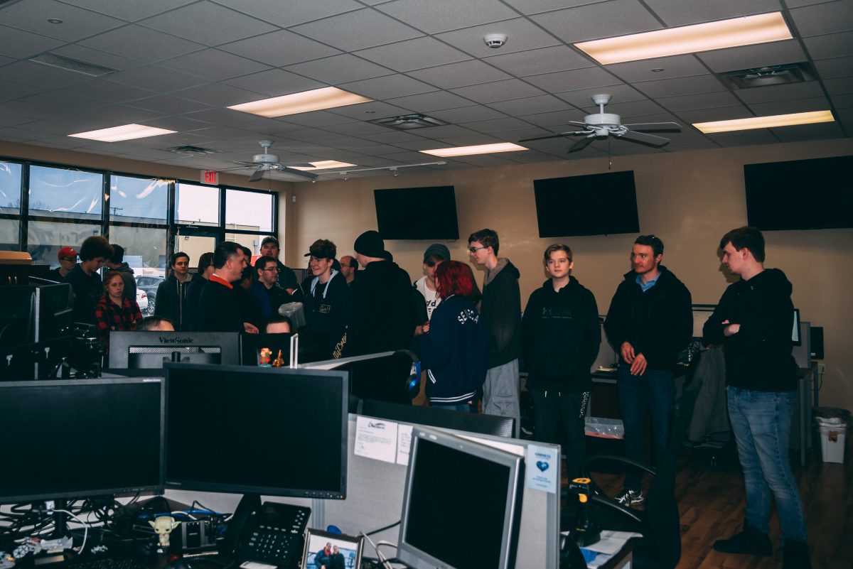 Tour For The Erie County Technical School MSP Cybersecurity Experts
